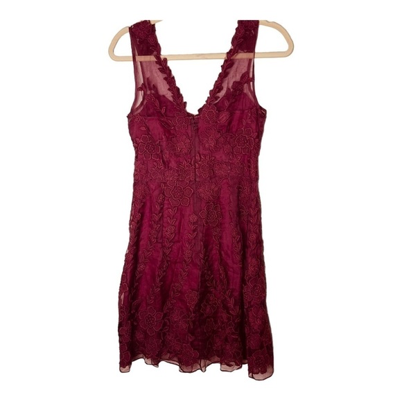 Yoana Baraschi cranberry silk dress - Picture 7 of 8